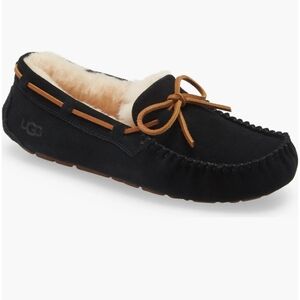 UGG Black Suede Dakota Women's Slipper